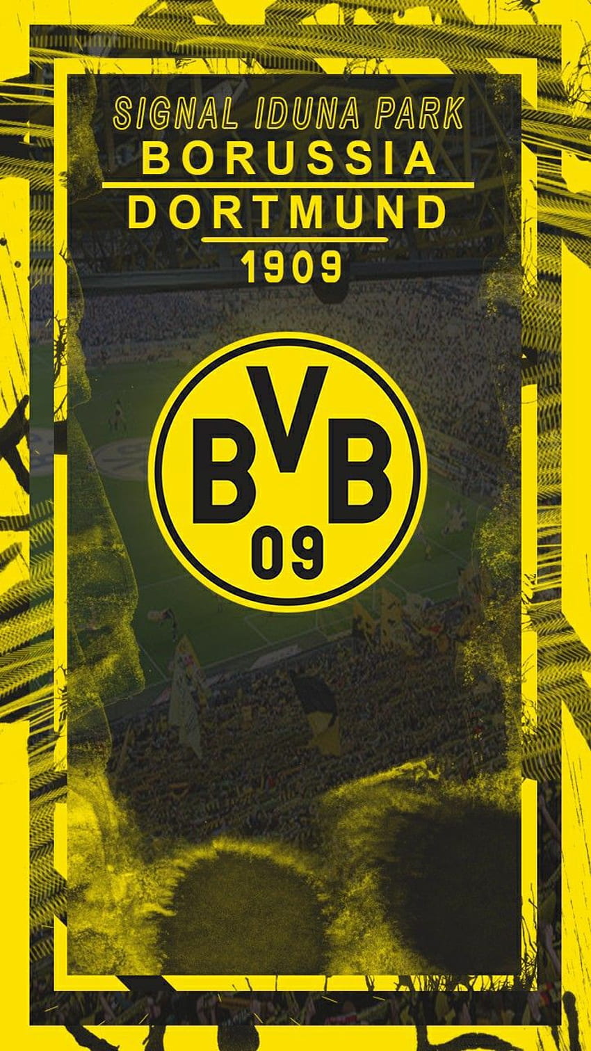 Borussia Dortmund, Deutschland, Bundesliga, Logo Fond d'écran de téléphone HD