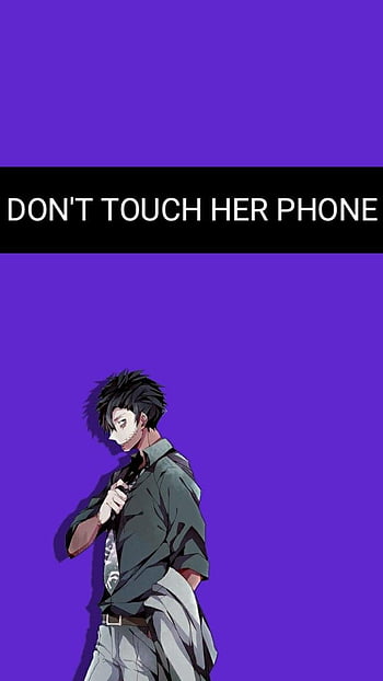 Don't Touch My Phone Wallpaper Lock Screen Anime APK for Android Download