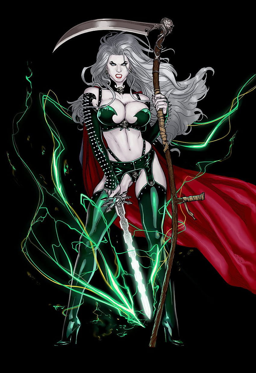 Hela (Marvel) Vs Lady Death (Coffin Avatar Chaos CrossGen) - การต่อสู้ - Comic Vine วอลล์เปเปอร์โทรศัพท์ HD
