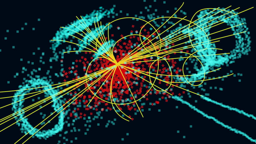 KUAF Arts Beat: Wenn Atome kollidieren, klingt es wie eine elektrische Teilchenkollision? HD-Hintergrundbild