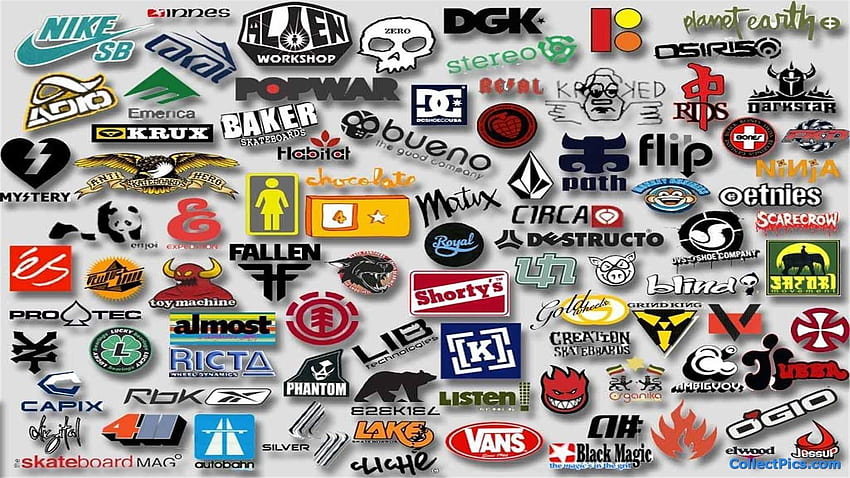 Skate Clothing Brands Logos