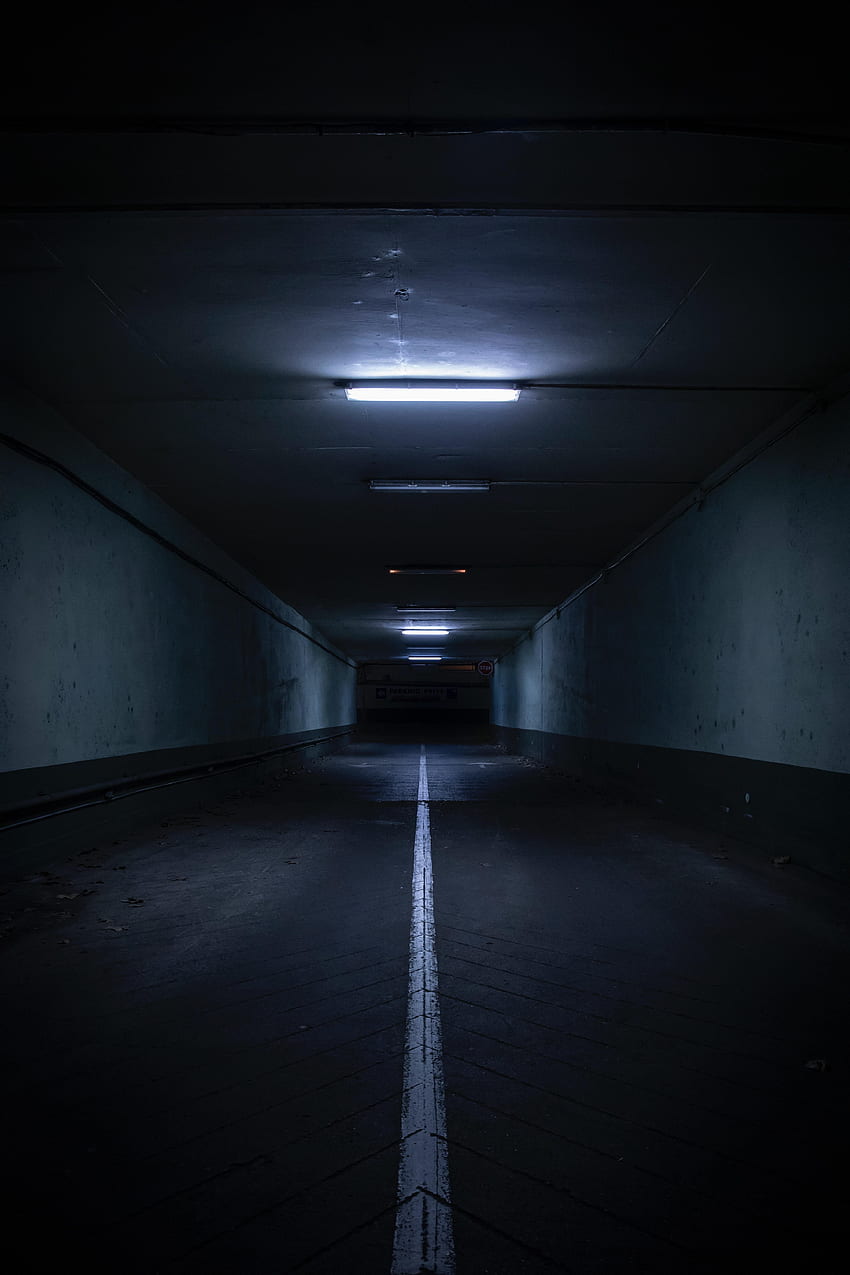 Walls, Dark, Darkness, Tunnel, Underground, Ceiling HD phone wallpaper