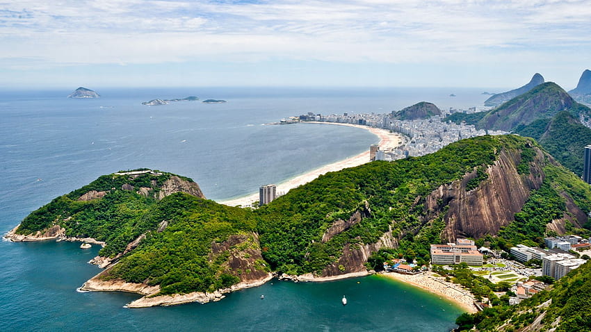 Copacabana Beach, Rio de Janeiro & Background • 31009 HD wallpaper