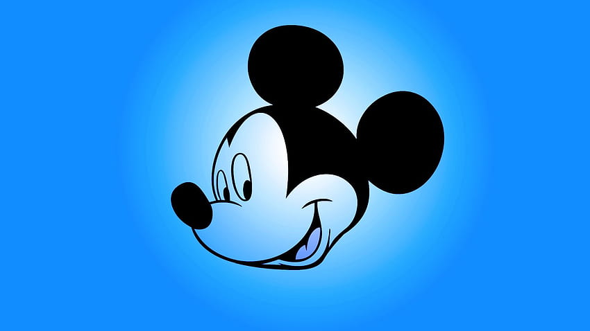 Micky Maus blau. Micky Maus ist im Haus / Teil 4 HD-Hintergrundbild
