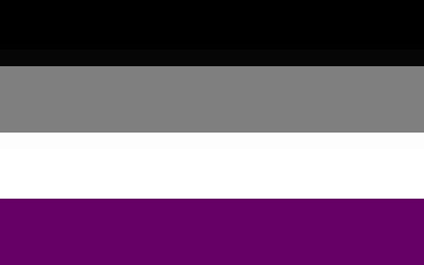 Wszystko o aseksualności - flaga Ontario, aseksualna Tapeta HD