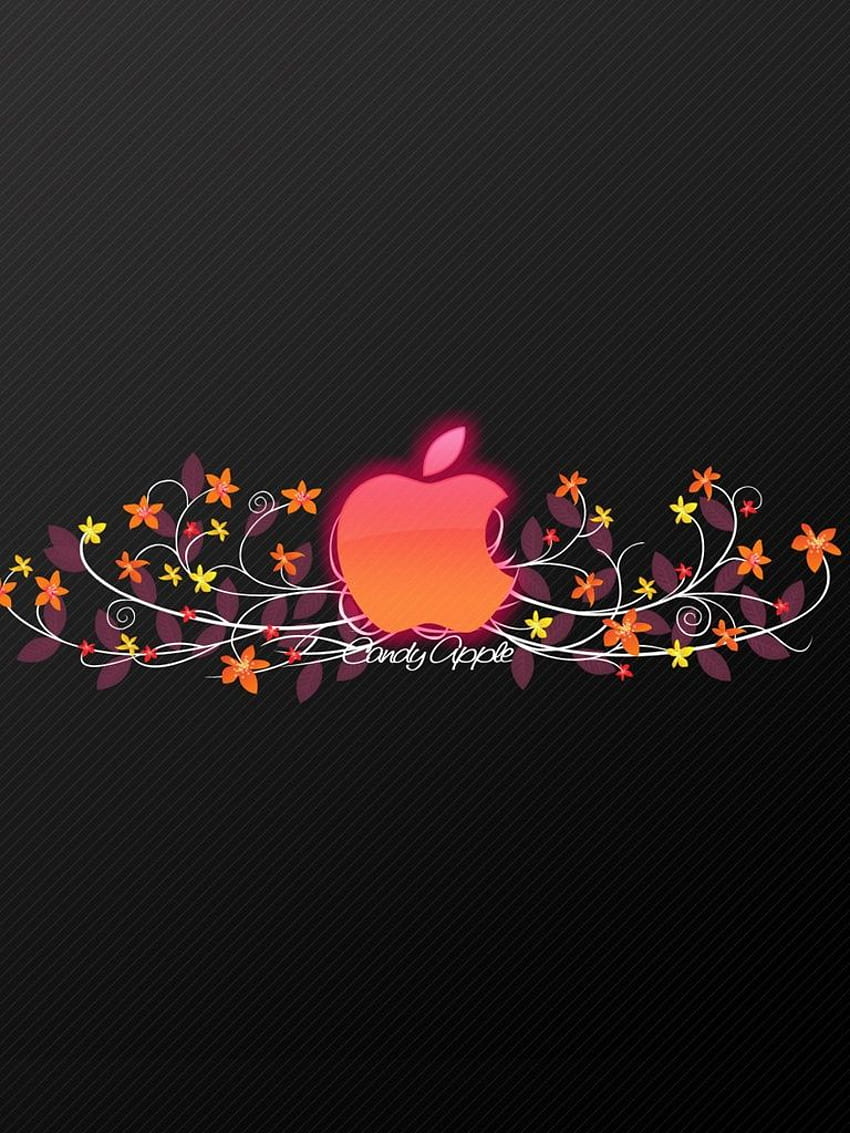 Computers - Pink And Yellow Candy Apple Logo - iPad iPhone HD phone wallpaper