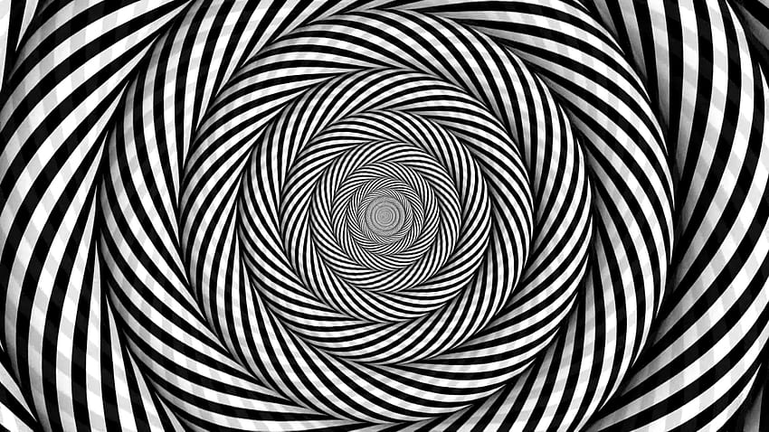 Black and White Optical Illusion HD wallpaper