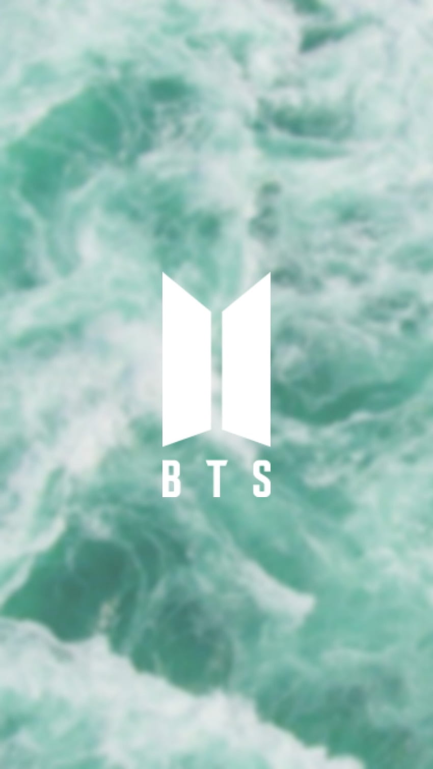 BTS_twt - [] BTS NEW LOGO: 핑크와 민트의 미학 / Twitter, Bts Green HD 전화 배경 화면