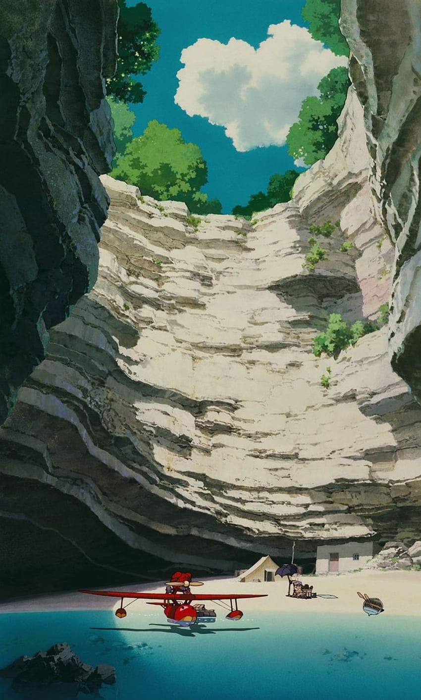 Студио Ghibli IPhone HD тапет за телефон