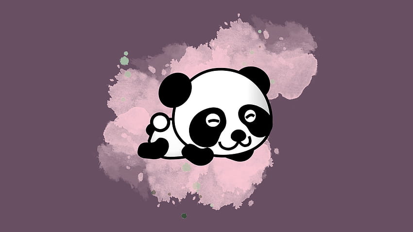 Seite 2 - und anpassbare niedliche Vorlagen, Cute Panda PC HD-Hintergrundbild