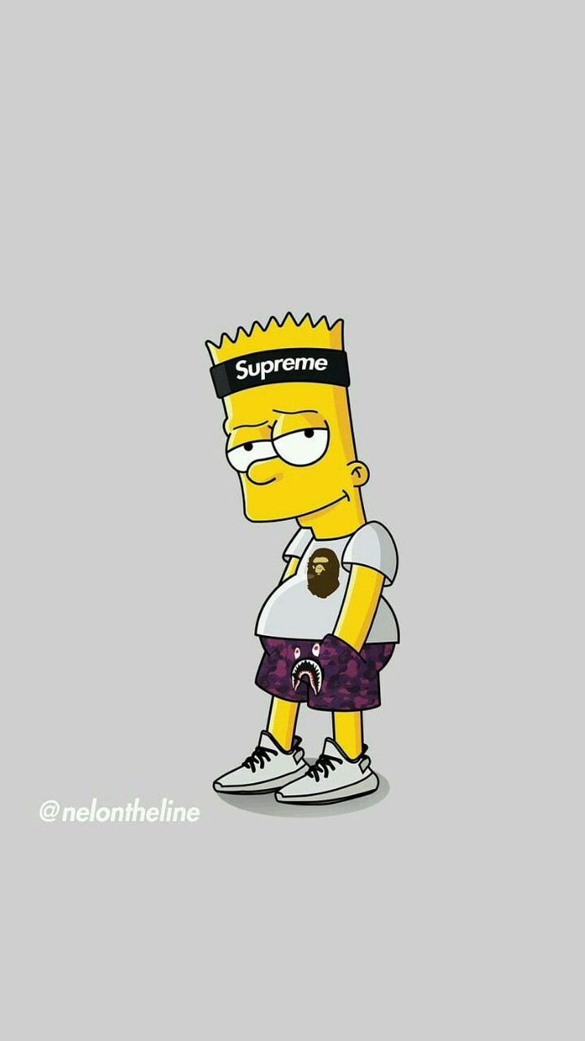 Bart Simpson, Cool Bart Simpson Gucci Tapeta na telefon HD