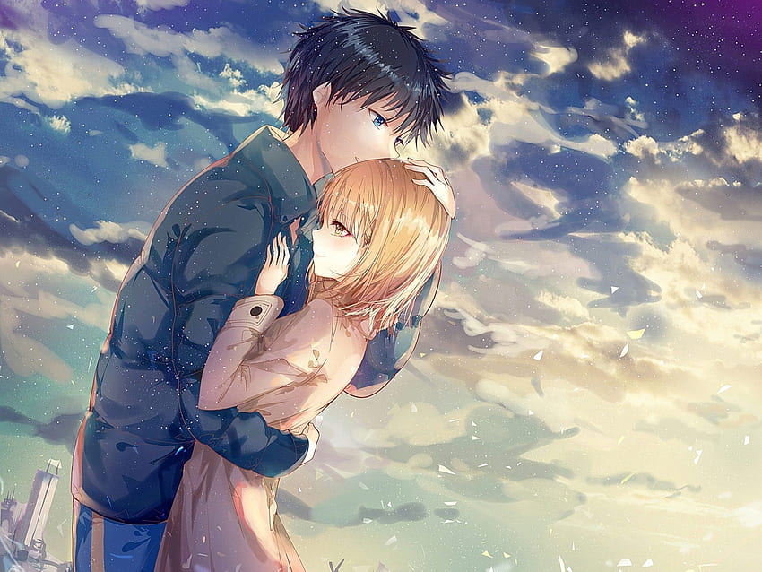 Cute of anime couple Wallpapers Download | MobCup