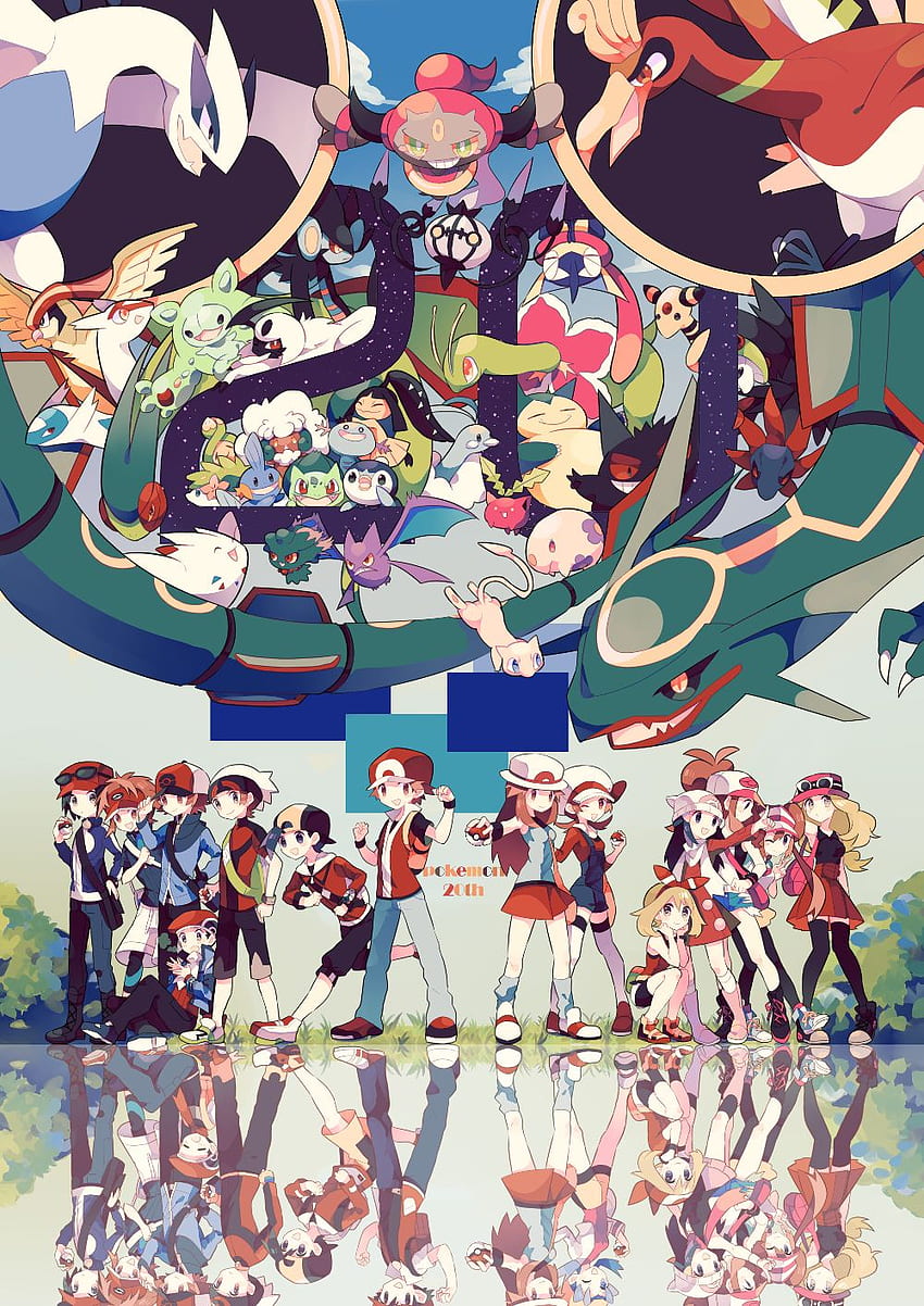 Pokemon Adventures Manga Anniversary - - - Tip HD phone wallpaper