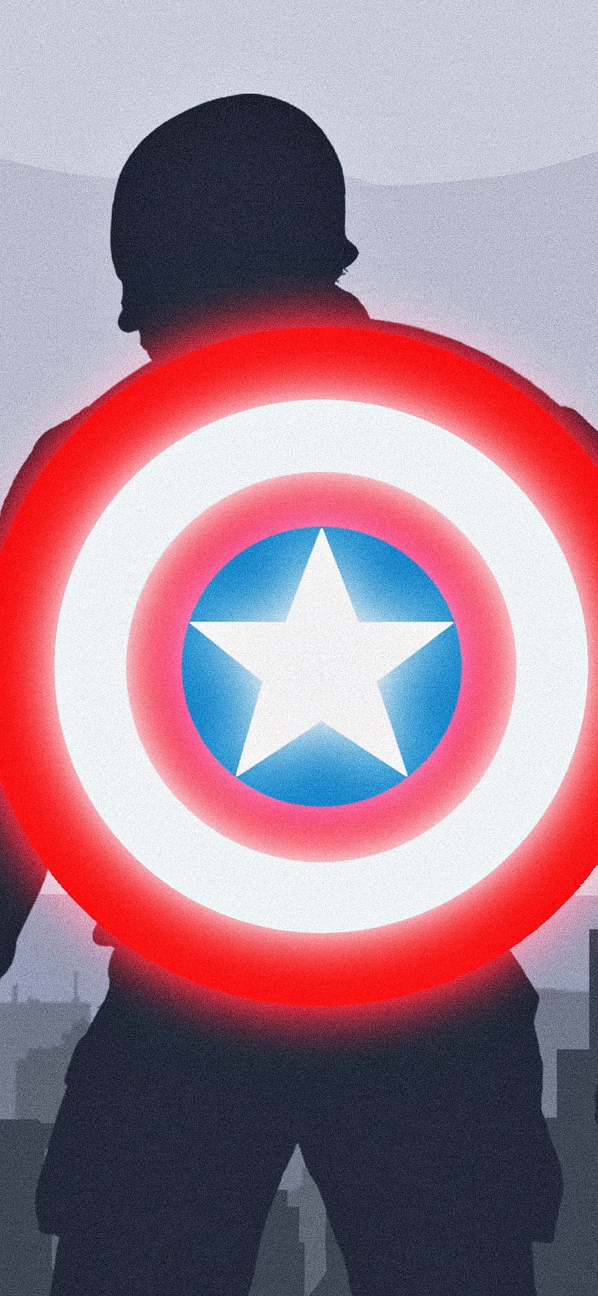 Captain America, Shield, Minimalist, - Captain America -, Captain America Christmas HD phone wallpaper