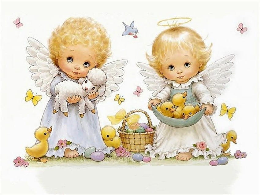 precious moments angels wallpaper