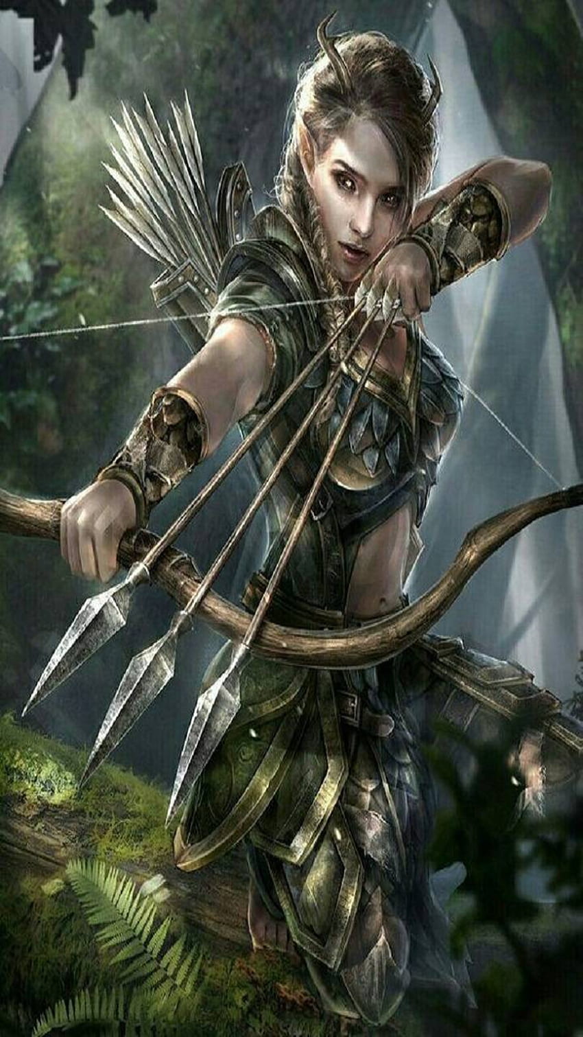 She elf archer HD phone wallpaper | Pxfuel
