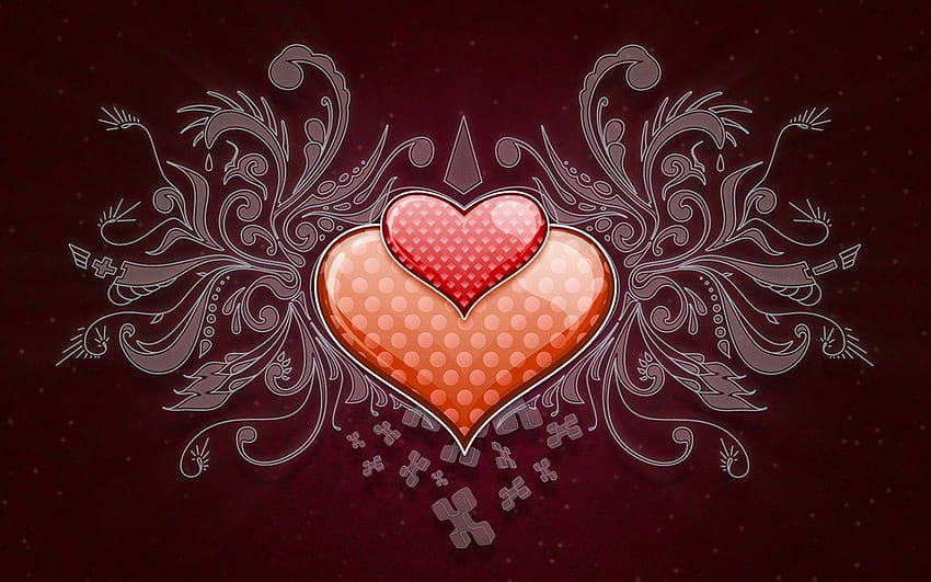 Vector, Heart, Love, Romance, Gothic / and Mobile Background HD wallpaper |  Pxfuel