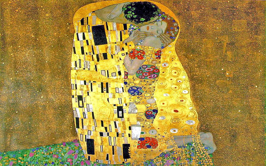 The Kiss Klimt กุสตาฟ คลิมท์ วอลล์เปเปอร์ HD