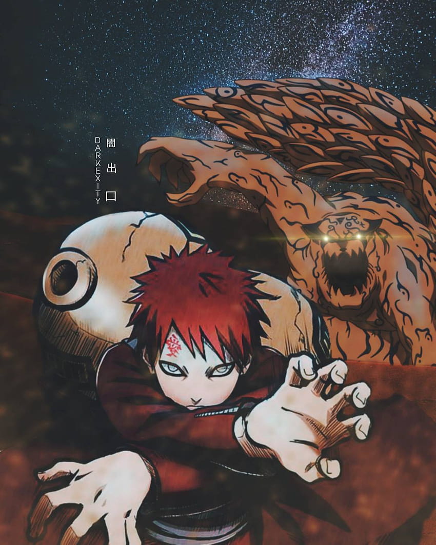 Arenas del tiempo - Gaara, estético, naruto, arena, narutoshippuden, shinobi, ninja, tormenta de arena, desierto, galaxia fondo de pantalla del teléfono