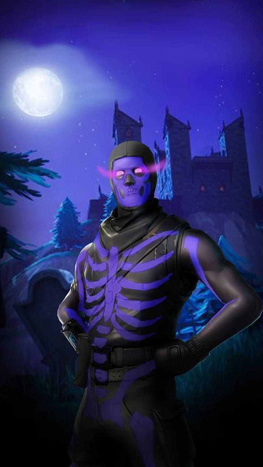 Purple Skull Trooper by PretzelTv - 13 in 2020. Gaming , Ghoul trooper, Graffiti iphone, OG Ghoul Trooper HD phone wallpaper