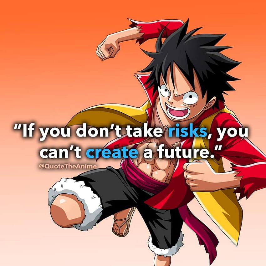 Cytaty Luffy'ego, które nas inspirują (), One Piece Cytaty Tapeta na telefon HD