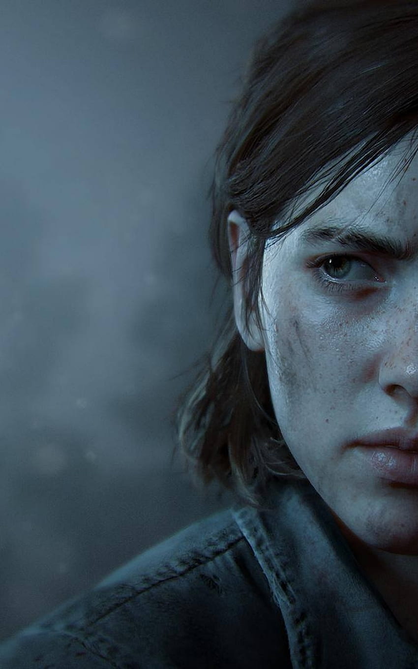 The Last Of Us Part 2, Ellie, Face Portrait - Ellie The Last Of Us 2 -, The Last of Us 2 Phone HD-Handy-Hintergrundbild