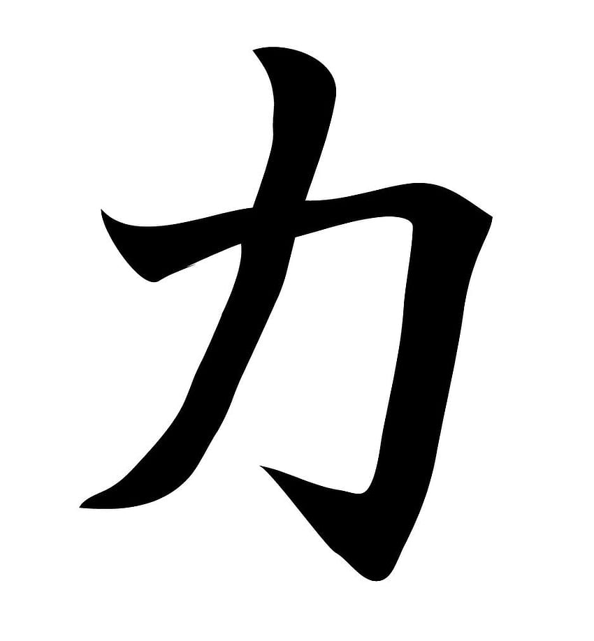 Symbole siły — obszerna lista, japoński symbol ducha wojownika Tapeta na telefon HD