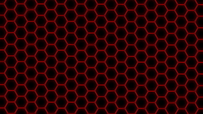 Red Hex background HD wallpaper
