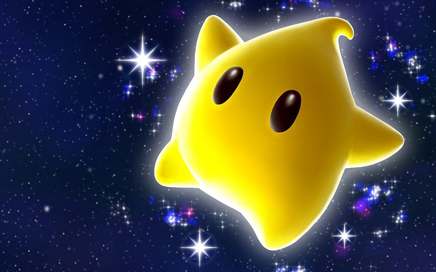 Yellow Mario Galaxy Stars