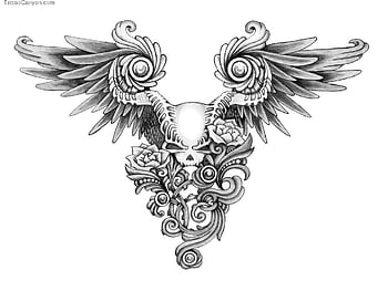 Wings Tattoo Images  Browse 67 Stock Photos Vectors and Video  Adobe  Stock