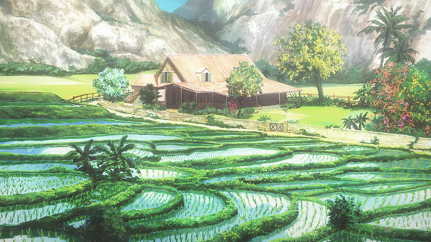 Violet Evergarden (2017 TV show). Anime scenery, Anime places, Violet evergarden anime, Violet Evergarden Landscape HD wallpaper