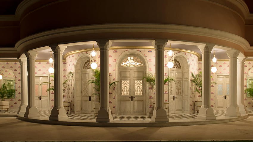 王室の出来事：スジャン・ラジマハール宮殿、旧宮殿の改修 高画質の壁紙