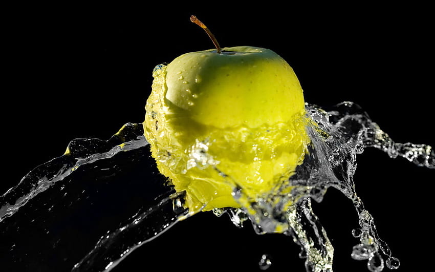 Fruits, Water, Food, Apples HD wallpaper