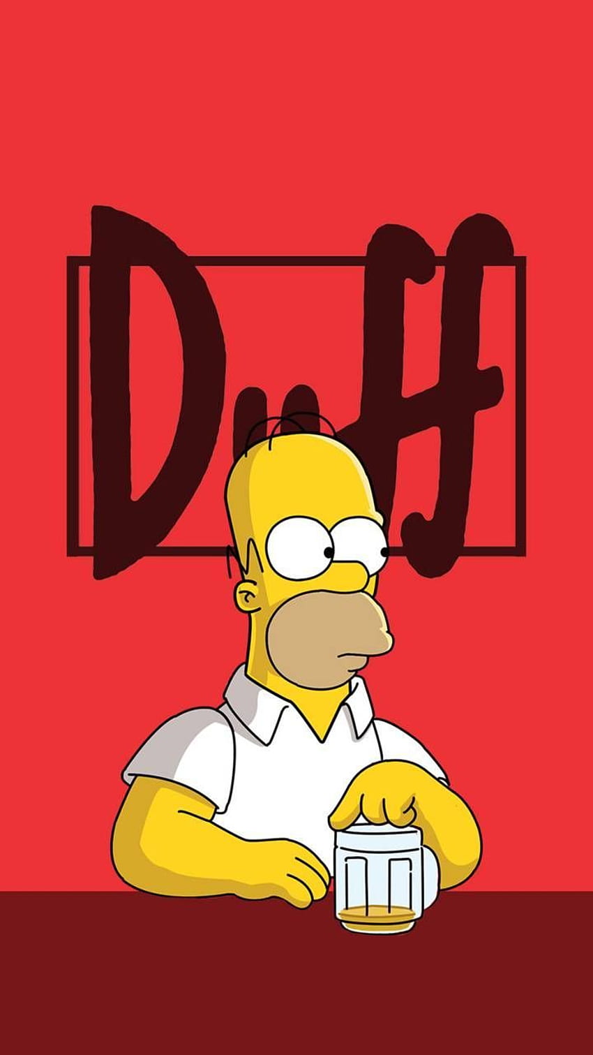 Homer Duff by zelestin0 - 6d en 2020. Homer simpson, The simpsons, Simpson iphone y Simpsons Beer fondo de pantalla del teléfono