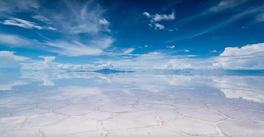 Stapel von Salz Salar De Uyuni Bolivien HD-Hintergrundbild