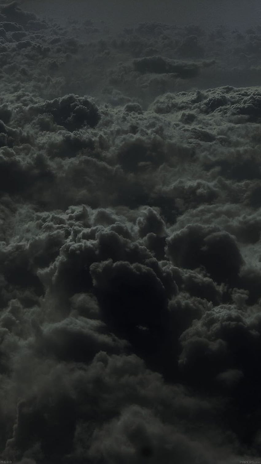Langit Kelabu, Langit Badai Gelap wallpaper ponsel HD