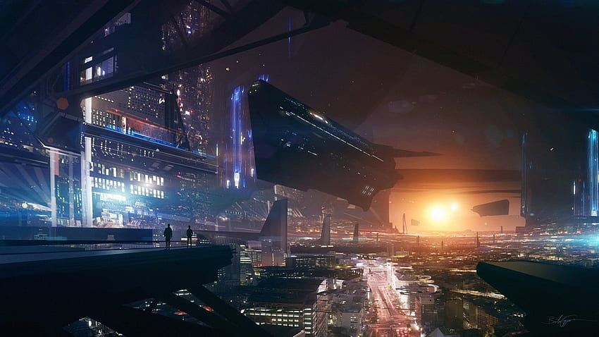 Eon Galactic on Futuristic City. Futuristic, Abstract Futuristic Cityscape HD wallpaper