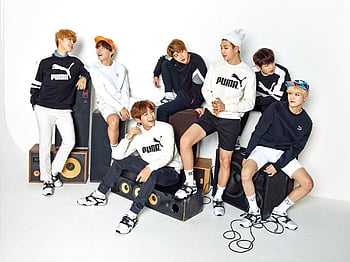 Puma bts cheap photoshoot