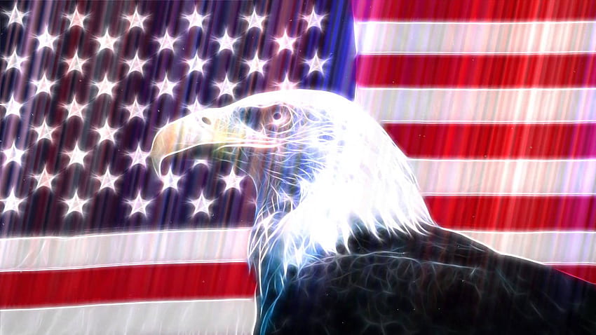 Fajny iPhone z amerykańską flagą., Amerykański kraj Tapeta HD