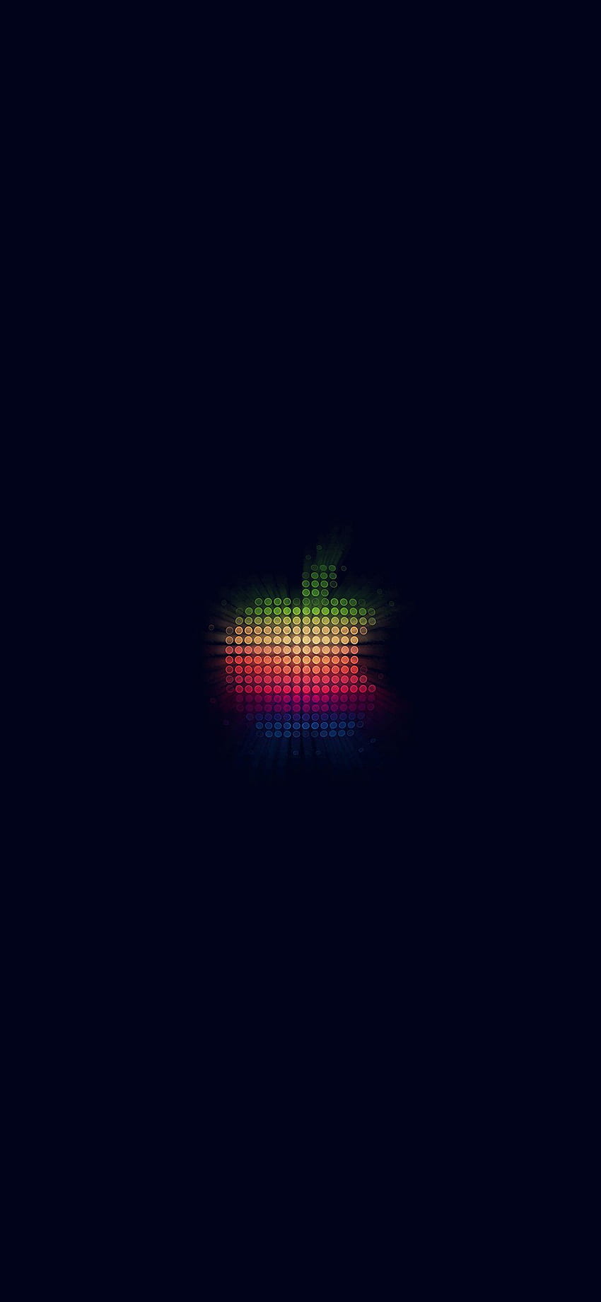 iphone 8 logotipo de manzana, logotipo de Apple del arco iris fondo de pantalla del teléfono