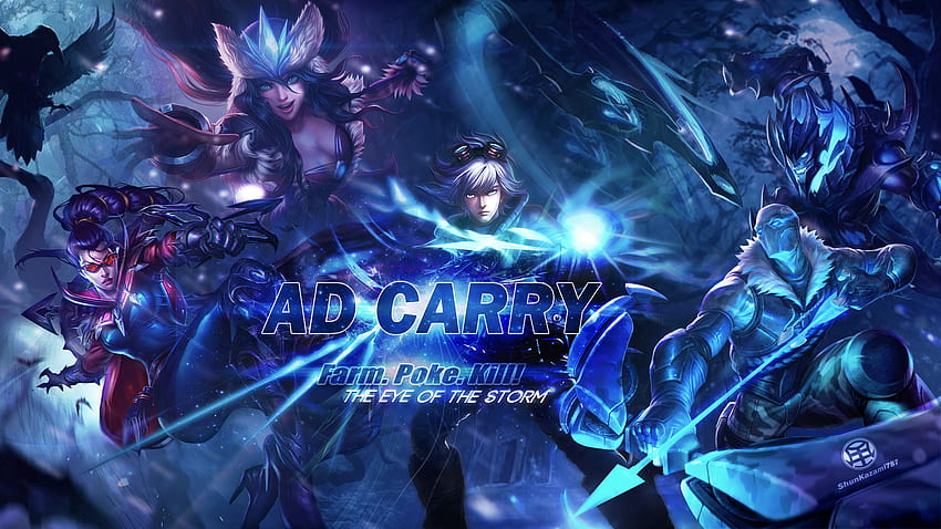 Anzeige tragen. Keep Calm Carry, Jim Carry Riddler und Ad Carry Jinx, League of Legends ADC HD-Hintergrundbild