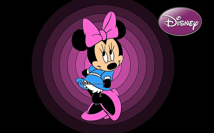 Minnie Mouse , Purple Minnie Mouse HD wallpaper