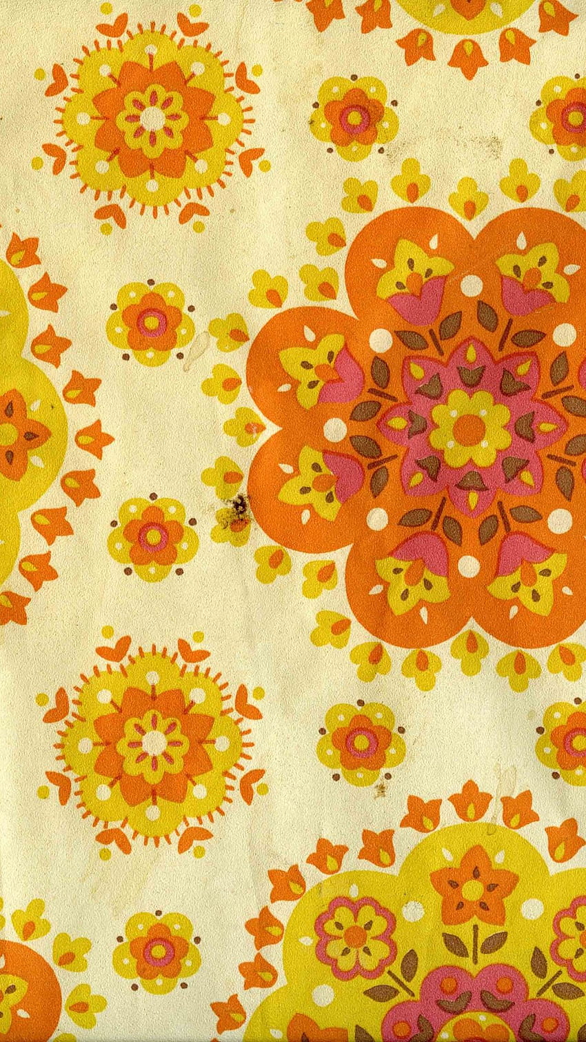 1960S 70S House Floral Vintage, 60s Flower HD phone wallpaper