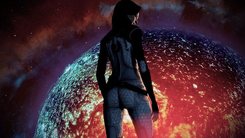 Miranda - Mass Effect. Efekt masowy, Miranda Lawson, Tło, Efekt masowy 2 Tapeta HD