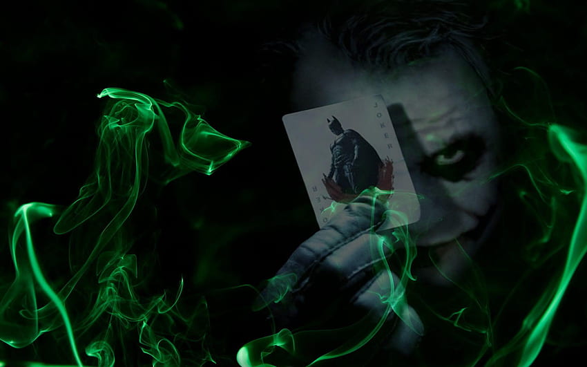 Burlone. Joker di Batman, Joker verde Sfondo HD
