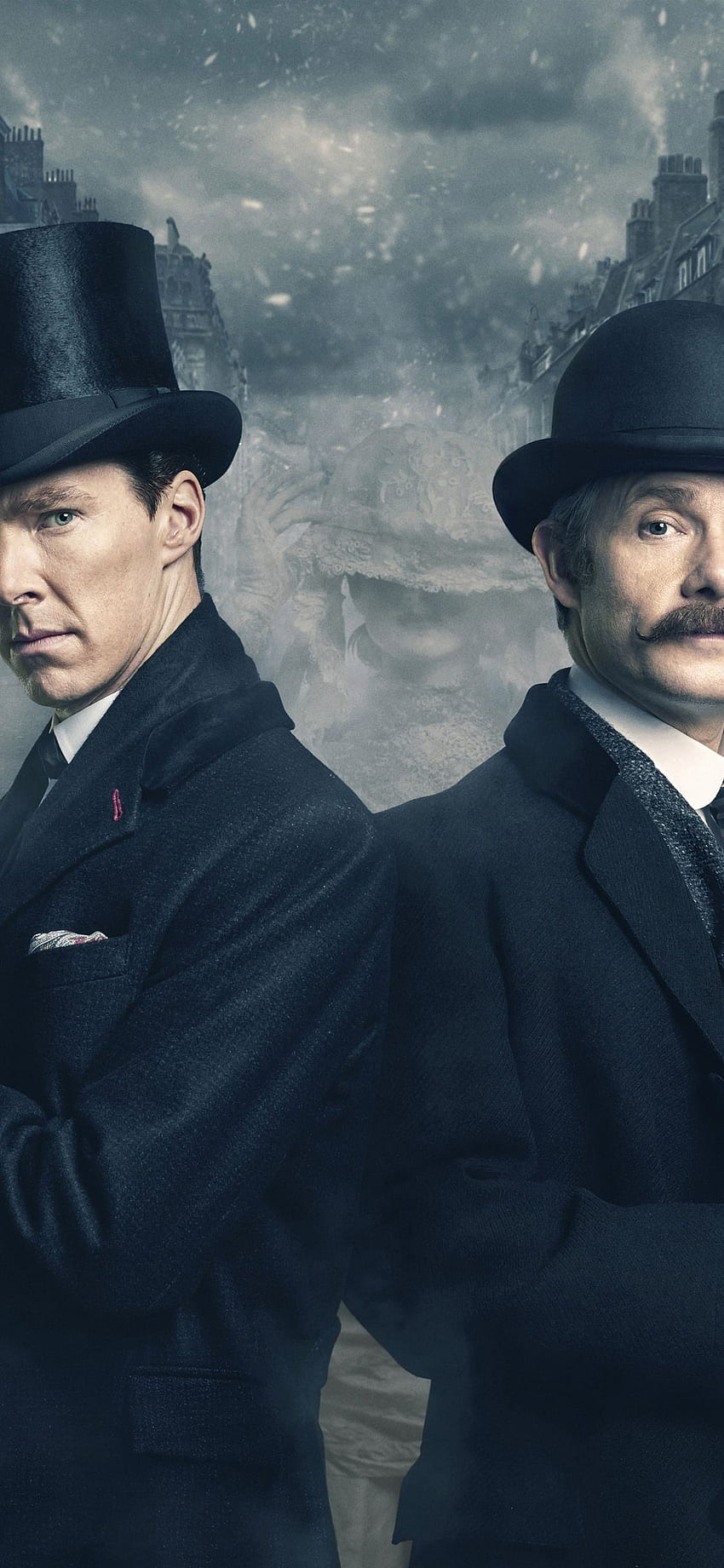 Benedict Cumberbatch And Martin man Sherlock Holmes iPhone XS, iPhone 10, iPhone X , , Background, and HD phone wallpaper