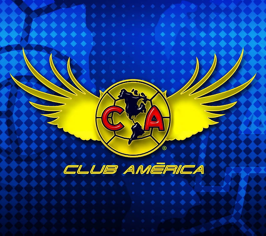 Logotipo do Club América - , Plano de fundo do logotipo do Club América no bastão, Futebol do Club America papel de parede HD