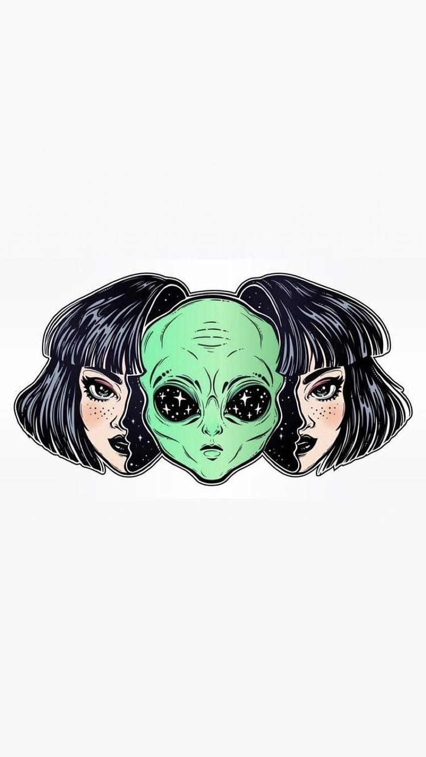 aesthetic, grunge and indie - , Kawaii Grunge Alien Girl HD phone wallpaper
