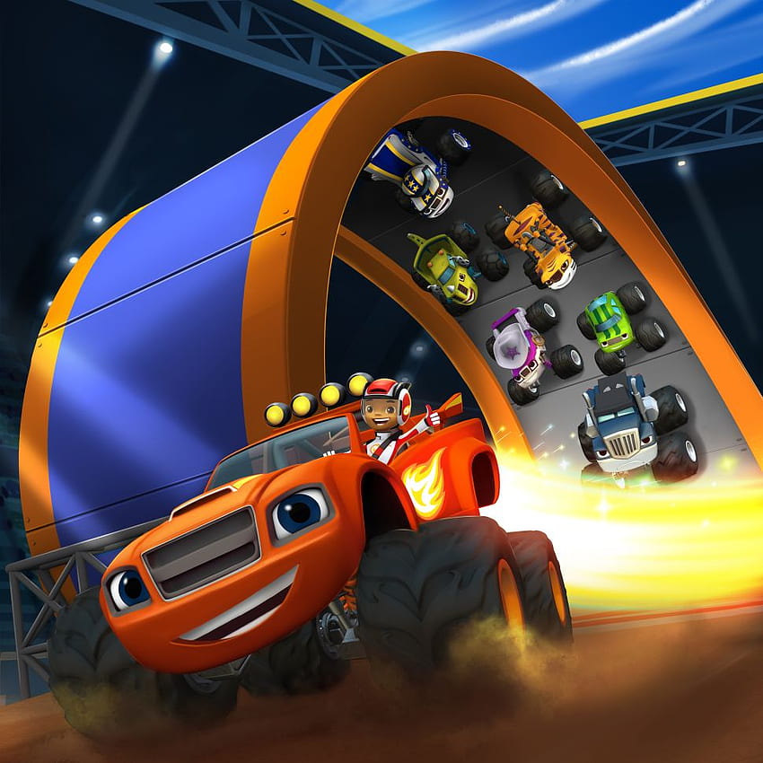 Blaze And The Monster Machines Background - - HD phone wallpaper