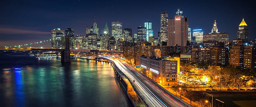 New York Ultra Geniş, New York Şehri Manzarası HD duvar kağıdı